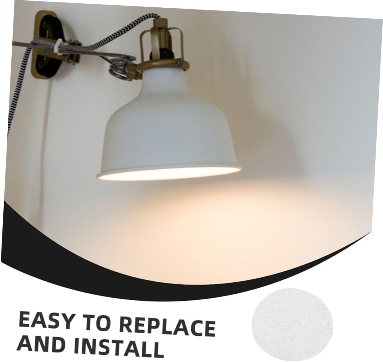 Light Shade for Baby's -pack Drum Lampshade Diffuser Design for Children's Safety Easy to Clean Install