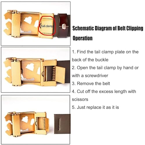 Ratchet Thin Belt for Women, Women's Belts Fashion Adjustable for Jeans with Square Alloy Automatic Buckle4