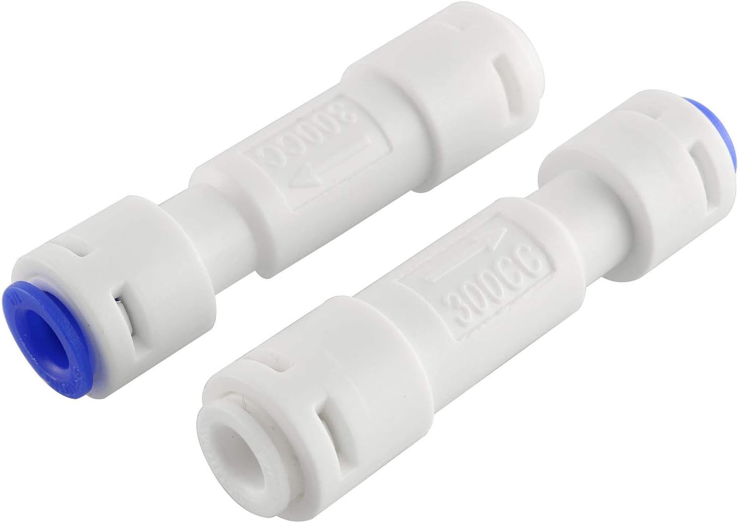 DGZZI 2PCS 1/4" 300CC Flow Restrictor with Quick Connect for RO Reverse Osmosis