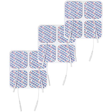 TensCare Superior Electrode Pads, 50x50 mm, 4 Pads (Pack of 3, Total 12 Pads) Cover