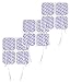 TensCare - 12 Électrodes Supérieures - 50 x 50 mm - 3 paquets de 4 électrodes