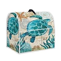HUGS IDEA Copertura antipolvere per mixer da cucina con stampa leopardata classica, con manico superiore e tasca portaoggetti, riutilizzabile, per elettrodomestici da cucina