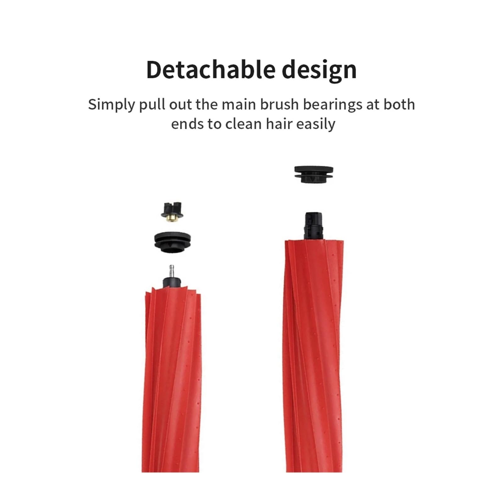 Cepillo Principal, Compatible Con Roborock | Cepillo giratorio de repuesto for robot aspirador mantenimiento diario(3pcs)