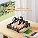 LONGER Ray5 mini Laser Engraver, 12000mm/min High-Speed Cutter for Wood, Metal, Acrylic, Leather, DIY CNC, 140x130mm Engraving Area, WiFi, Emergency Stop Safety (2.5W)