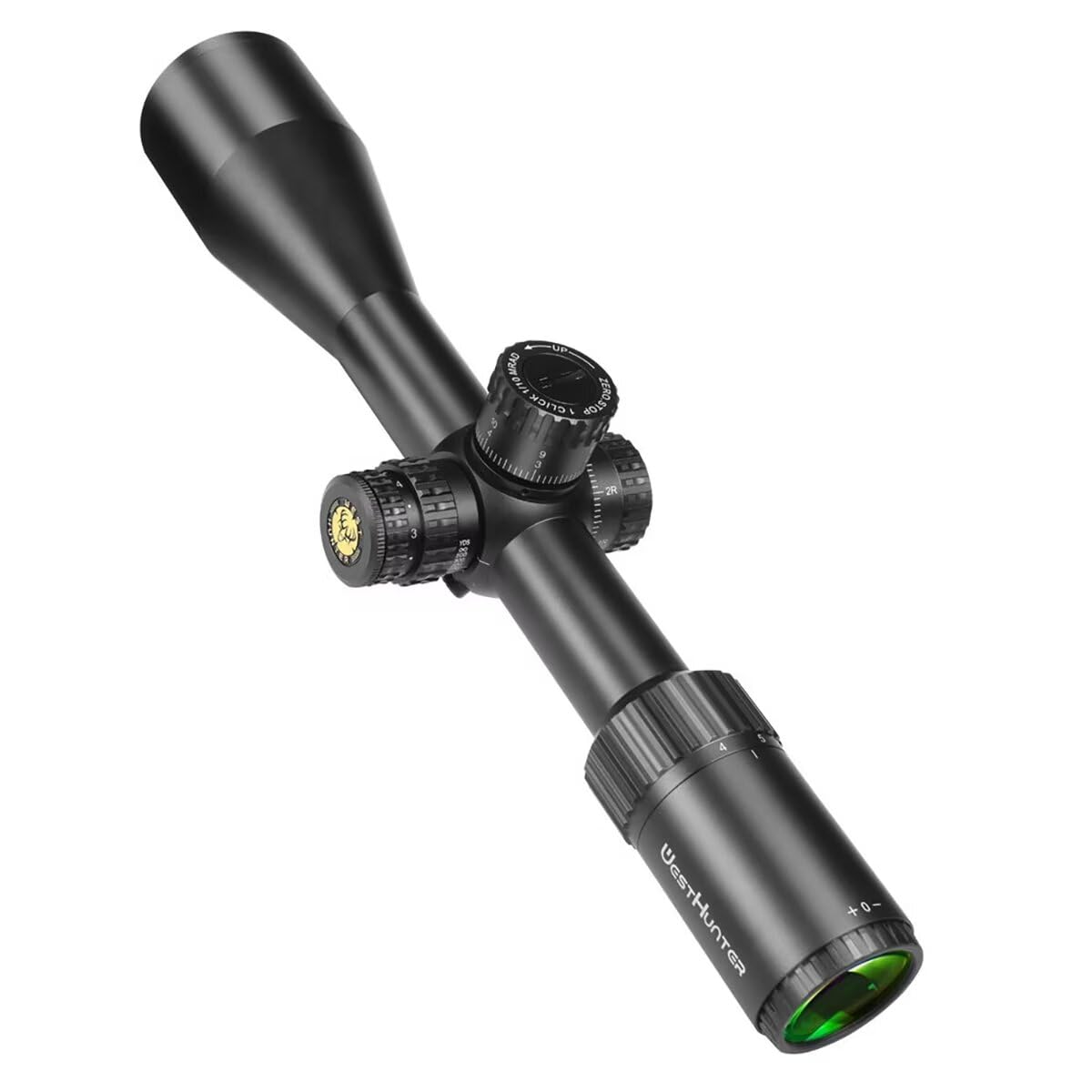 WestHunter HD GEN2 SFIR FFP Mira Telescópica de Precisión, Tubo 30mm, Retícula Iluminada Grabada, 1/10 MIL, Zero Stop, Tiro Deportivo - Indicada Únicamente para Actividades Deportivas