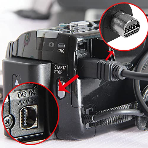 Vmc-15Fs Vmc Audio Video Cable Av Cable For Sony Av Tv-Out Cord S-Video Cable Compatible With Sony Handycam Camcorder Camera Dcr-Sr90/ Dpp-Ex50/ Hdr-Cx7/ Hdr-Fx7 And Other Cameras With 10-Pin(1.5M) #TOP5