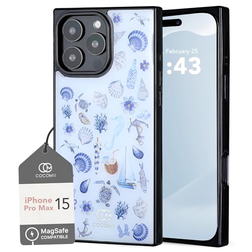 Image of COCOMII Rectangle for iPhone 15 Pro Max Case, Mariner's Treasure
