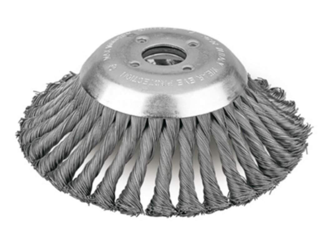 Spazzola in acciaio intrecciato per decespugliatore 170 mm