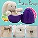 Easter Eggs Bunny Stuffed Animal Plush Toys, 8in Large Surprise Random an Eggs Filled with 13.5in Easter Bunny Rabbit Gifts for Kids Boys Girls Easter Eggs Party Favor, Basket Stuffers Filler