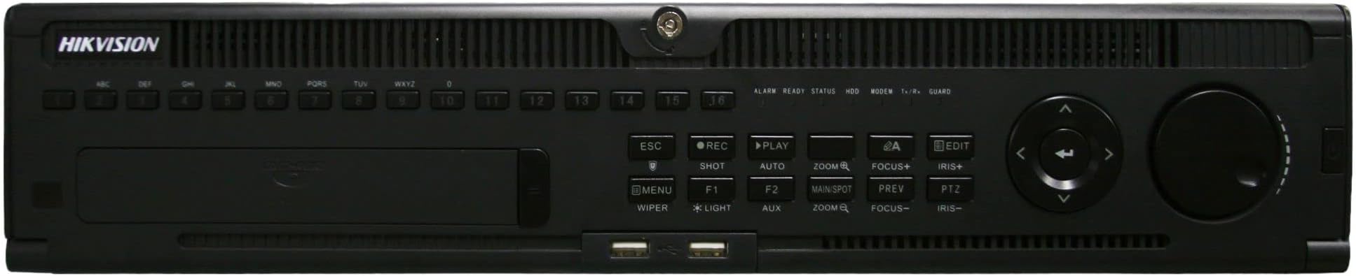 DS-9664NI-I8 64 Channel NVR, H.264/H.264+/H.265 Video Compression, Upto 12MP, HDMI Resolution, 16 Sata