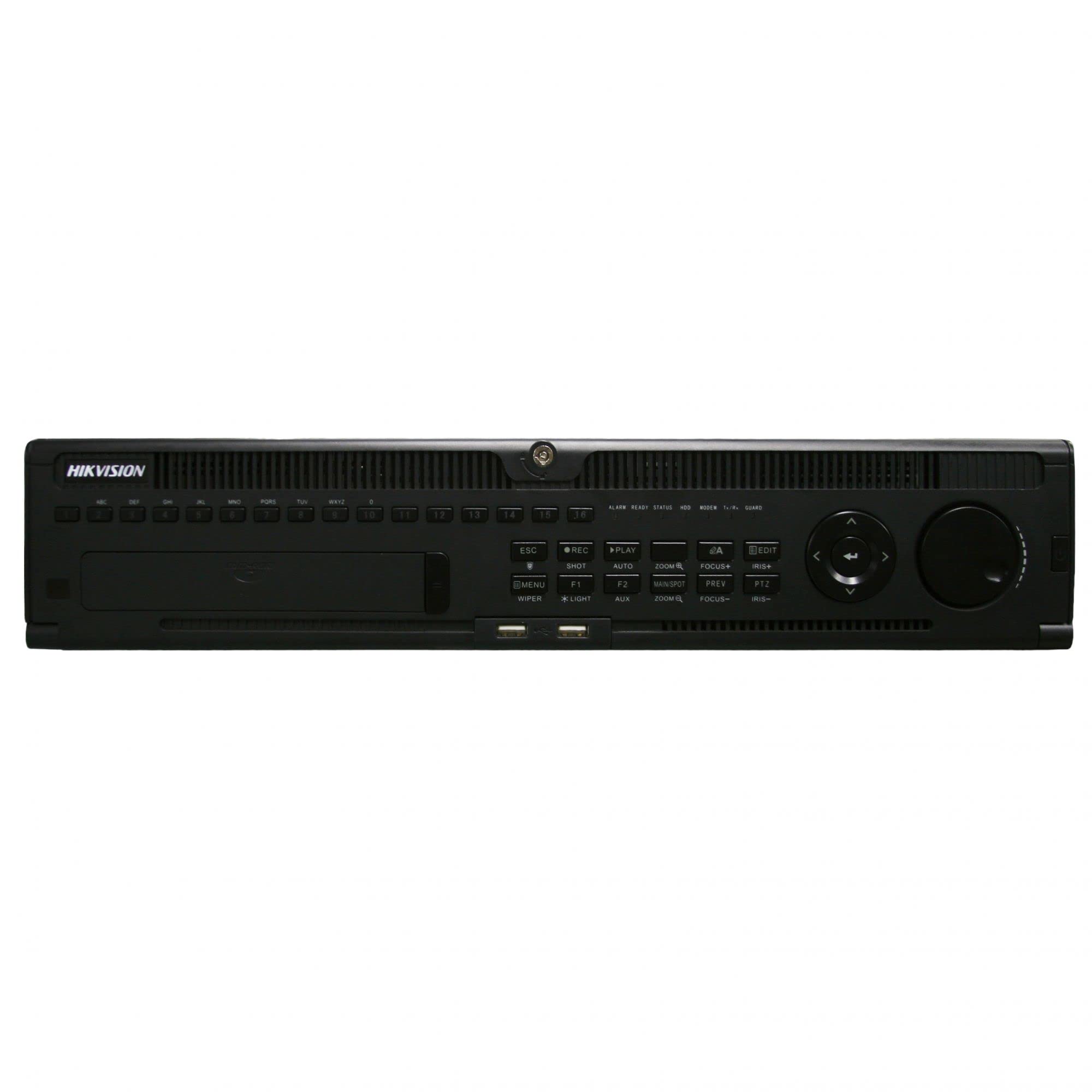 Hikvision DS-9664NI-I8 64 Channel NVR, H.264/H.264+/H.265 Video Compression, Upto 12MP, HDMI Resolution, 16 Sata
