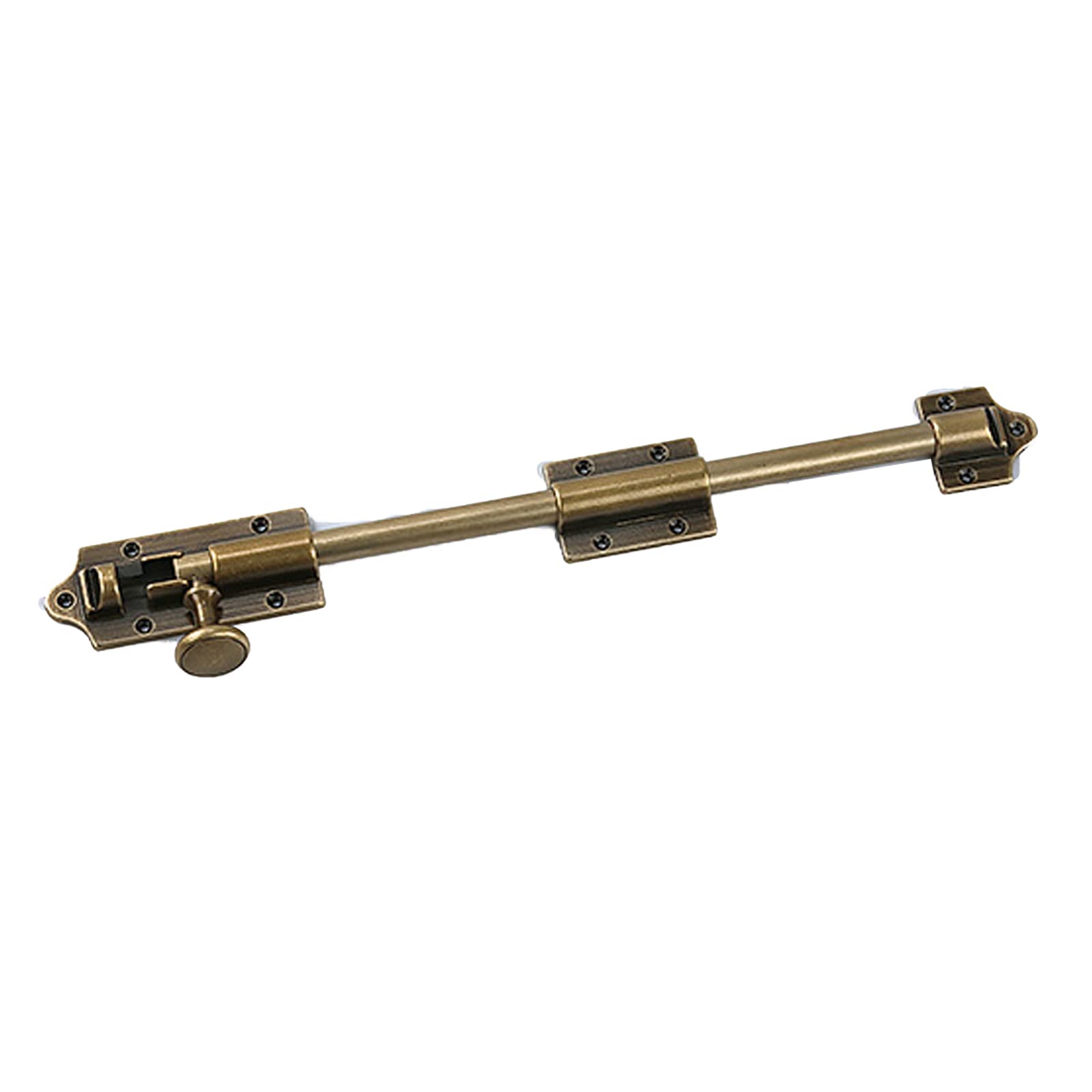 PULaif Door Lock Bolt, Door Lock Bolts Cylindrical Bolts Sliding Barrel Bolt Latch Lock 20-58cm(38.5cm)