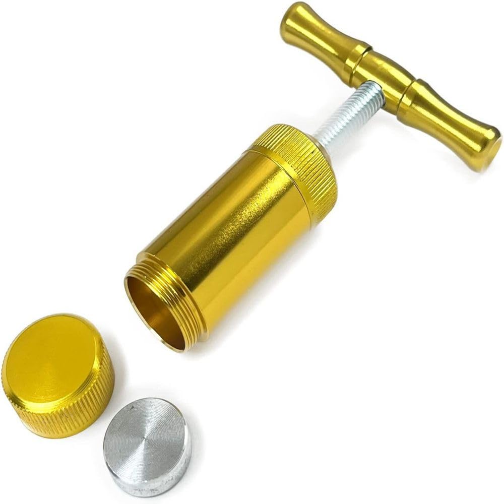 Pollen Pressing Tool T-Shaped Tool for Grinding Spice Tobacco Hand Tool for  Pressing and Grinding Herbs, Spices and Tobacco (Gold) : Amazon.com.be: 