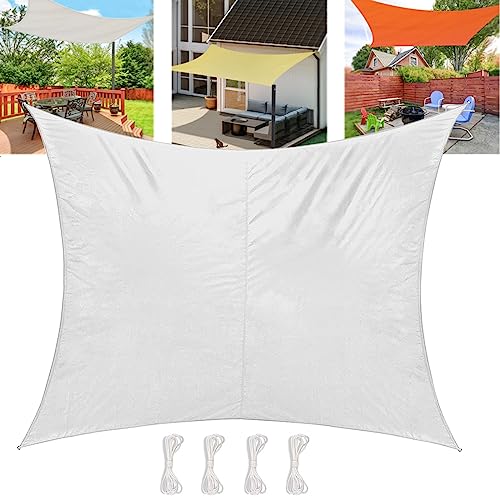 Voile d'ombrage imperméable rectangle avec protection UV pour terrasses