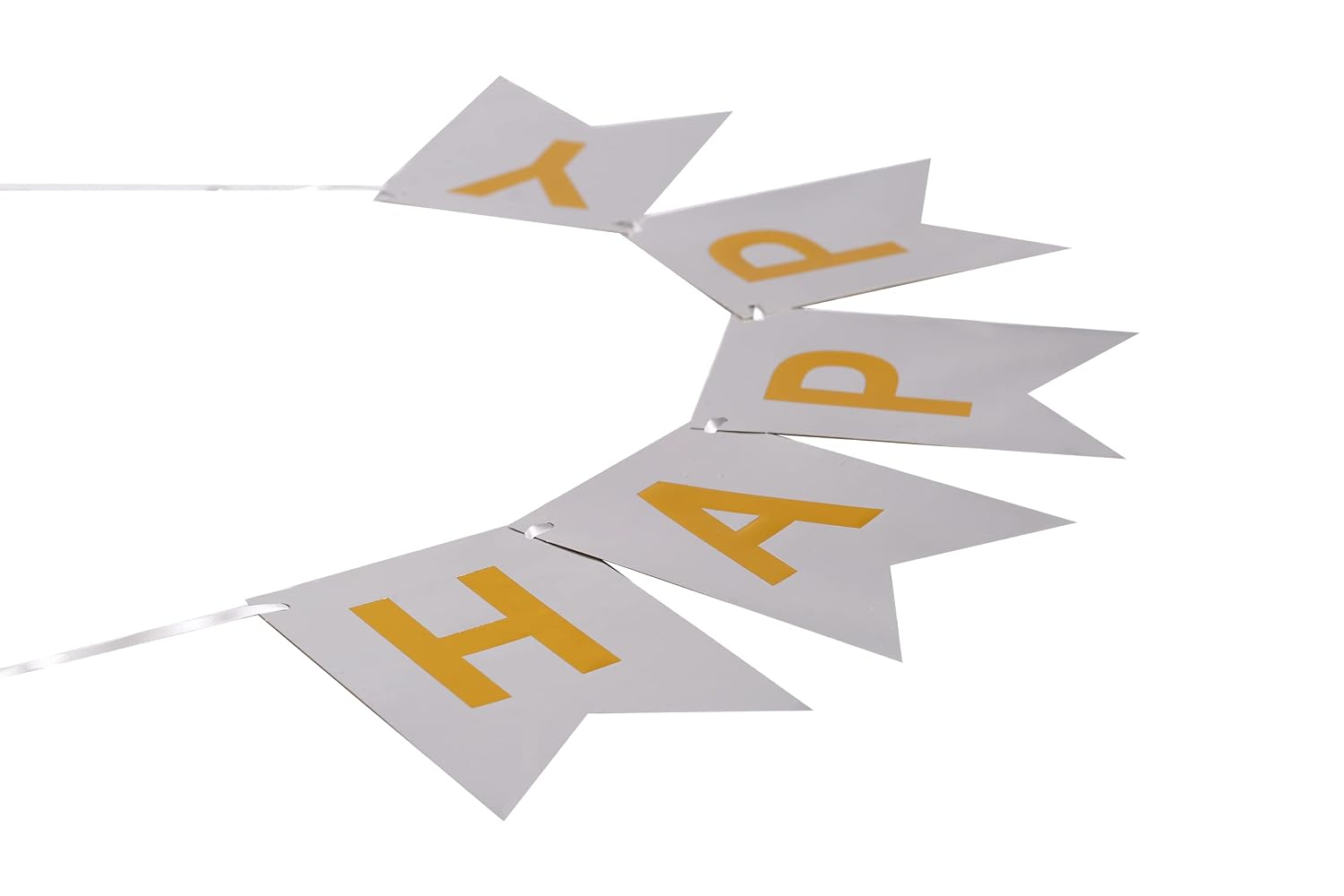 Colourful Happy Birthday Banners Bunting Garland, HBT Flag String Set - Image 4