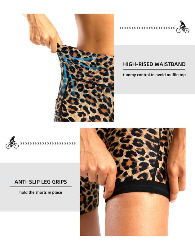 Women’s 4D Padded Bike Shorts 5″/7″ Riding Underwear Cycling