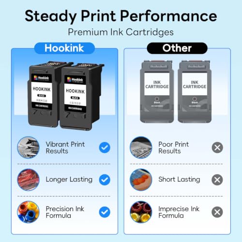 Image of 275XL PG-275XL Black Ink Cartridge Replacement for Canon 275 XL Black Ink Cartridge (2-Pack) Use with PIXMA TR4720 TS3522 TR4700 TS3722 TS3500 TS3520 TS3720 TR4722 Printer