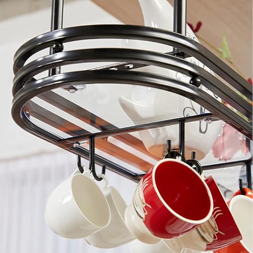 Soporte para botellas de vino colgante de hierro 80x25cm miniatura 5
