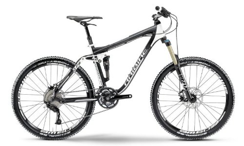 Colore: Nero e Bianco opaco. Hai Q FS SE Fully All Mountain MTB Mountain Bike 2012 Uomini Haibike (RH 52 )