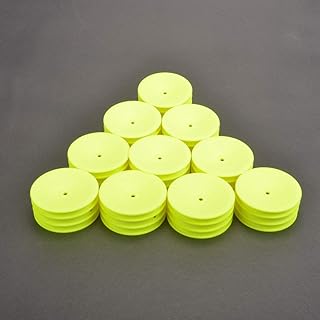 Schumacher Racing U7457 Wheel Front Med 2WD-Neon Yellow v2 - 5pr