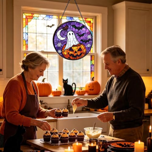 Decoraciones de Halloween para puerta y dormitorio fáciles de colgar sin dañar 7