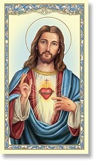 Sacred Heart Of Jesus Holy Card -Consecration-10 pack