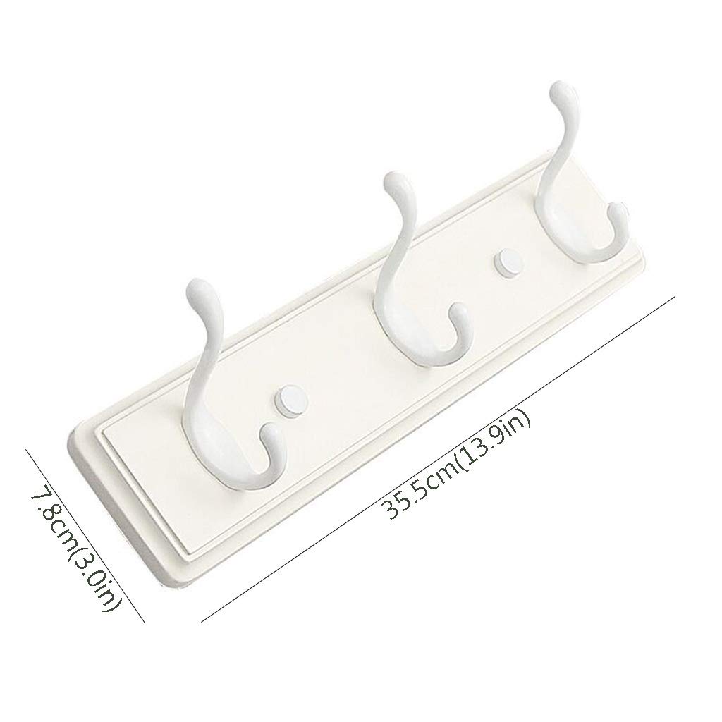 Perchero de Pared Perchero montado en la pared, gancho for abrigos de moda Simple, colgador moderno for abrigos, colgador creativo multifuncional, gancho for abrigos de pared blanco Ganchos para Sombr