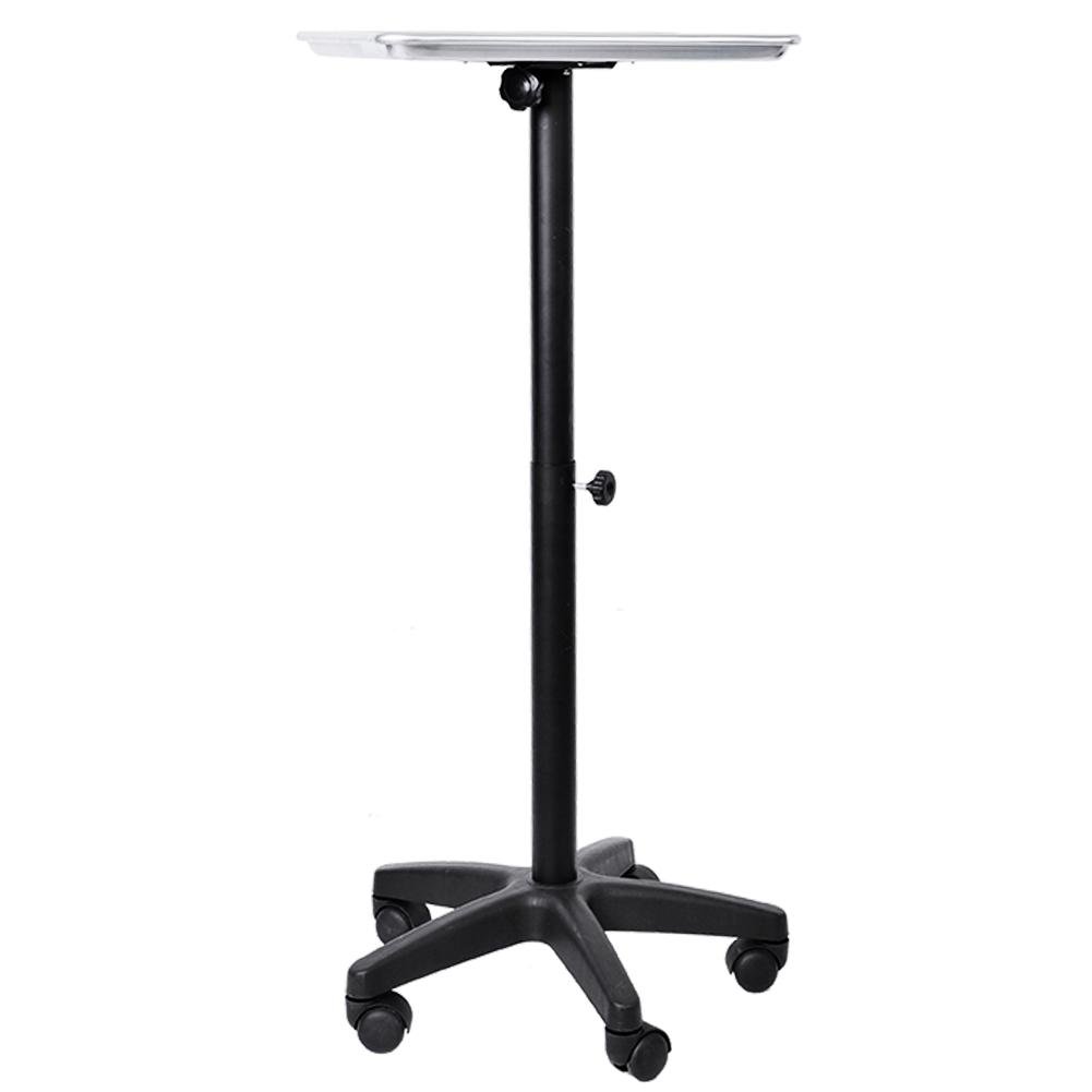 Plateau à roulettes en Aluminium pour Salon de Coiffure, 45 x 33 x 65 cm, avec roulettes de 1,5 m, pour Cabinets Médicaux et Dentistes