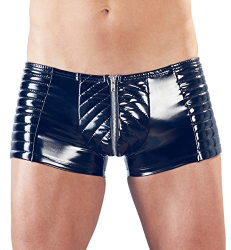 Bóxer de PVC de alta gama Black Level hombre en negro brillante talla 40