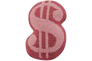 Peking Handicraft Dollar Sign Shaped Hook Pillow