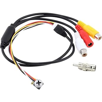 HD 1000TVL 3.6mm 90 Degree Small Portable Wired CCTV Micro Camera 12x12mm