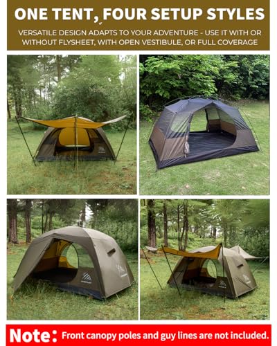 Carpa para Camping 2 Personas Ligera y Resistente miniatura 6