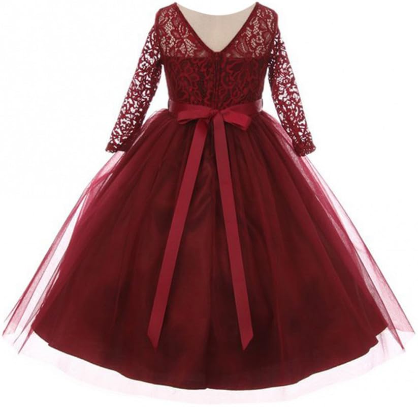 Image of Girl's Synthetic a-line Maxi Dress