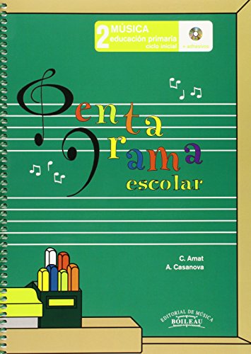 Pentagrama Escolar Música 2: Educación Primaria. Ciclo Inicial - 9788480207652