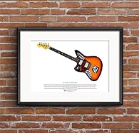 Ideal for all Nirvana fans Produced on 250 gsm silk art paper and suitable for framing with or without a mount Unique hand-drawn illustration Part of the Guitar Poster Collection from George Morgan Size 420mm x 297mm (16.54" x 11.69")