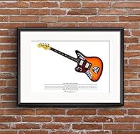Ideal for all Nirvana fans Produced on 250 gsm silk art paper and suitable for framing with or without a mount Unique hand-drawn illustration Part of the Guitar Poster Collection from George Morgan Size 420mm x 297mm (16.54" x 11.69")