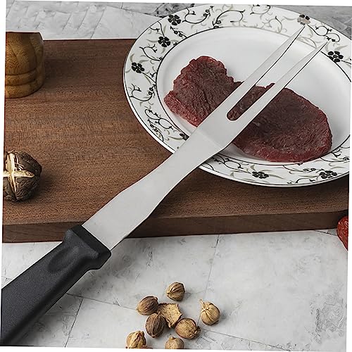 Happyyami 4 Peças De Garfo Para Assar Em Aço Inoxidável Garfo Para Carne Garfo Para Cachorro-Quente