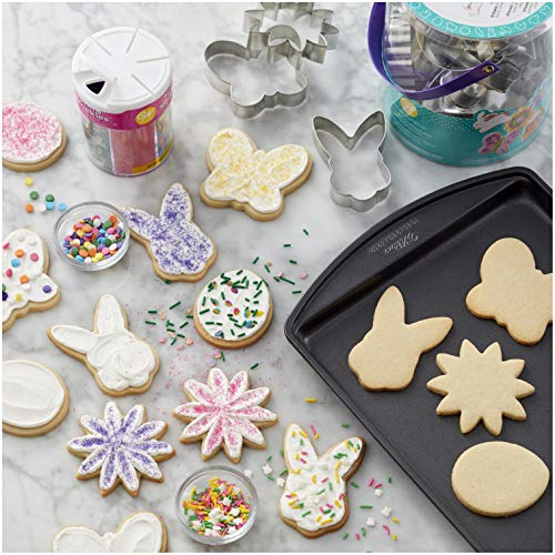 Wilton Metal Easter Cookie Cutter Set With Storage Tub, 18-Piece #TOP3