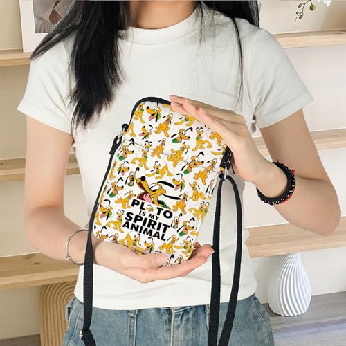 KEYCHIN Dog Cartoon Crossbody Bag Enchanted Kingdom Movie Fans Gifts Dog Is My Spirit Animal Shoulder Bag Dog Movie Merch4