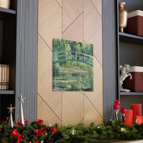 Impression sur toile étang nénuphars Claude Monet décoration murale
