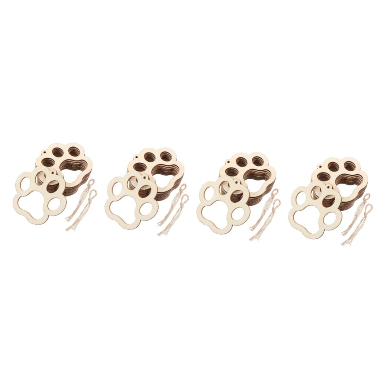 Tranches de bois de 20 mm Uonlytech pour table de mariage et atelier créatif