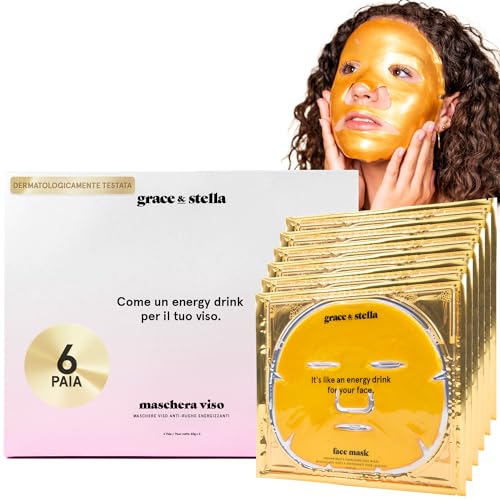 Maschera Viso 24K Al Collagene D'Oro - Peeling Illuminante Anti-Age E - Foto 3