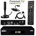 Produktbild netshop 25 DVB-T2 Set: Boca HD60T2 DVB-T/T2 HD Receiver mit Freenet TV + Aktive 20dB Antenne (H.265, HDTV, HDMI, Irdeto Zugangssystem, Mediaplayer, PVR Ready, USB 2.0, 12V) inkl. HDMI Kabel