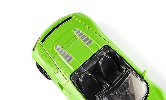 Foto 5 de 7 de siku 1316, Audi R8 Spyder, Metal/Plástico, Verde, Vehículo de juguete para niños