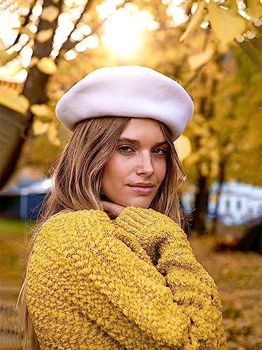 Anrabess Womens Open Front Fuzzy Cardigan Sweater Batwing Sleeve Loose Knit Popcorn Cloak Outwear With Pockets A230Huangse-S Yellow #TOP5