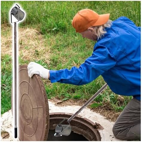 Telescopic Water Sampler Kit - 304 Stainless Steel Dipper with 1000ml Graduated Beaker, Extendable 3.3'-8.2' Pole for Water Quality Sampling and Testing