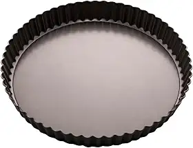 Forma Assadeira Redonda Antiaderente para Bolo ou Torta com Fundo Removível 26X3 cm