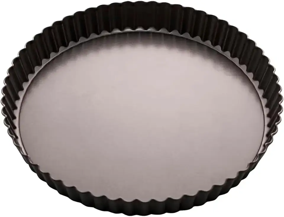 Forma Assadeira Redonda Antiaderente para Bolo ou Torta com Fundo Removível 26X3 cm