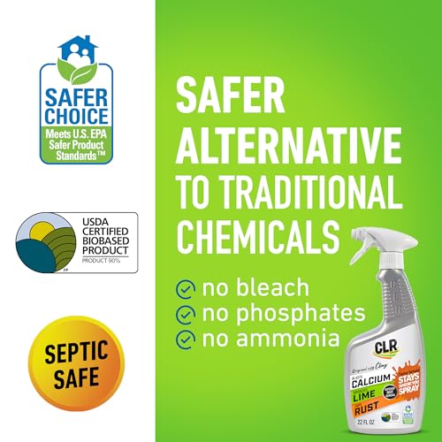 CLR Brands Calcium, Lime and Rust Remover with Cling, 22 oz. Spray Bottle by CLR - Image 3