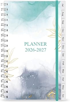2026-2027 Pocket Planner/Calendar - July 2026 - June 2027, A6 Weekly & Monthly Organizer to Track Goals, Easy to Organize Your Daily Life, 3.75" x 6.75", Teal